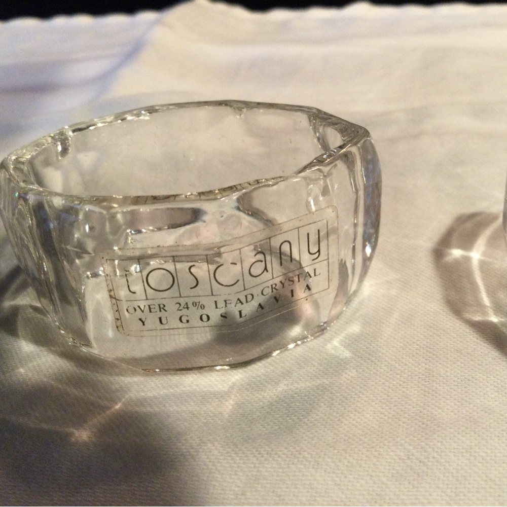 Toscany Crystal Napkin Rings - Picture 4 of 6